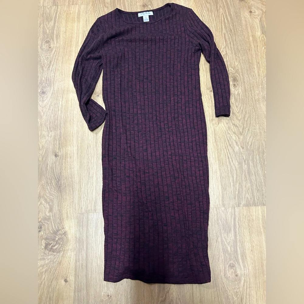 Motherhood Maternity Long Sleeve Dress